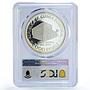 Equatorial Guinea 2000 ekuele Cheetah Wildlife Fauna PR69 PCGS silver coin 1980