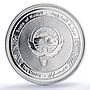 Kuwait 2 dinars United Nations UN Doves Birds History proof silver coin 1995