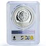 Mexico 100 pesos Xochipilli Statue Precolombina Aztec PR69 PCGS silver coin 1992