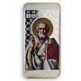 Macedonia 10 denari St Nicholas Wonderworker Triptych Religion silver coin 2017