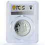 Spain Provisional 1 Peseta 1869 Restrike SP65 PCGS silver medal coin (ND) 1969