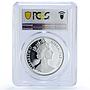 Gibraltar 1 crown Gods Pyramids Ancient Egypt Mankind PR69 PCGS silver coin 1997