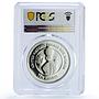 Lesotho 10 maloti Decade For Women United Nations UN PR69 PCGS silver coin 1985