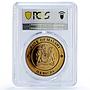 Malawi 10 kwacha Taiwan Peace Referendum Pattern SP67 PCGS bronze coin 2004