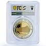 Malawi 10 kwacha Soong Chu-yu Vice President PL66 PCGS silvered bronze coin 2004