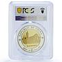 Malawi 10 kwacha Chen Shui-bian Vice President PL65 PCGS silv. bronze coin 2004