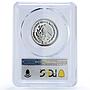 Mexico 1/4 onza Libertad Angel of Independence PR69 PCGS silver coin 1996