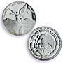 Mexico 1/4 onza Libertad Angel of Independence PR69 PCGS silver coin 1996