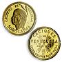 Venezuela Sorocaima 5 Bolivares Caciques Indian Chiefs MS65 PCGS gold medal 1962