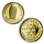 Venezuela Paramacay 5 Bolivares Caciques Indian Chiefs MS64 PCGS gold medal 1962