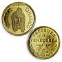 Venezuela Tamanaco 5 Bolivares Caciques Indian Chiefs MS65 PCGS gold medal 1962