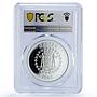 Belize 20 dollars Decade For Women United Nations UN PR70 PCGS silver coin 1985