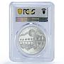 Kyrgyzstan 10 som Great Silk Road Way Camels History PR69 PCGS silver coin 2011