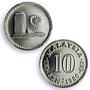 Malaysia 10 sen Republic Coinage Parliament House PR69 PCGS CuNi coin 1980