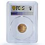 Malaysia 1 sen Republic Coinage Parliament House PR70 PCGS bronze coin 1980