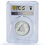 Nicaragua 500 cordobas Sandino Revolutionary History PR68 PCGS silver coin 1980