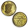 Venezuela Chacao 5 Bolivares Caciques Indian Chiefs MS66 PCGS gold medal 1962