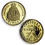 Venezuela Urimare 5 Bolivares Caciques Indian Chiefs MS67 PCGS gold medal 1962