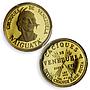 Venezuela Naiguata 5 Bolivares Caciques Indian Chiefs MS64 PCGS gold medal 1962