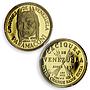 Venezuela Paramaconi 5 Bolivares Caciques Indian Chief MS65 PCGS gold medal 1962
