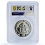 Bahamas 2 dollars Republic Coinage Flamingos Birds PR69 PCGS CuNi coin 1985