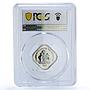 Bahamas 15 cents Republic Coinage Hibiscus Flower PR70 PCGS CuNi coin 1985