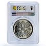 Great Britain 1 crown Coronation Elizabeth II Horse PR66 PCGS CuNi coin 1953