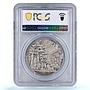Germany Weimar Carl Maria Weber Composer Music Goetz SP63 PCGS silver medal 1927