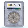 Germany Third Reich Johannes Brahms Composer Music SP62 PCGS silver medal 1933