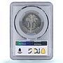 Belgian Congo 1 franc King Albert I French Text KM-20 MS65 PCGS CuNi coin 1922