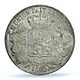 Belgium 5 francs King Leopold II Coinage KM-24 MS62 PCGS silver coin 1870
