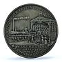 Germany Third Reich Railway Nuremberg Furth Train SP63 PCGS silver medal 1935