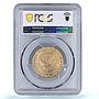 Belgium Ghent 2 franken German Occupation Coinage KM-Tn5 MS65 PCGS coin 1918