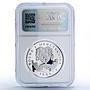 Bosnia Herzegovina 10 maraka Princess Diana Politics PF69 NGC silver coin 1998