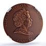 Cook Islands 5 dollar Observation Mars Meteorite Space MS70 NGC silver coin 2009