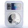 Dominica 20 dollars Israel Egypt Peace Treaty History PF63 NGC silver coin 1979