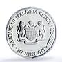 Malaysia 10 ringgit Third Plan Tun Abdul Razak Industry PF67 NGC Ag coin 1976