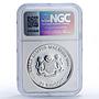 Malaysia 25 ringgit 9th SE Asian Games Map Sports PF69 NGC silver coin 1980