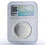Nepal 2000 rupees Gorkhapatra Journalism Year MS66 PCGS silver coin 2016