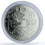 Abkhazia 3 apsars Allosaurus Fragilis Dinosaurs Fauna nickel coin 2021
