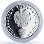 Armenia 1000 dram Haghpat Stone Cross Christianity Religion Art silver coin 1998