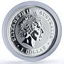 Australia 1 dollar Year of the Rooster Lunar Series 1 Color silver coin 2005