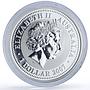 Australia 1 dollar Year of the Tiger 2010 Lunar Series 1 Gilt silver coin 2007