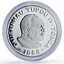 Tonga 1 paanga Discus Throw Seoul Olympic Games Sports proof silver coin 1988