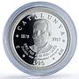 Spain Catalonia 5 ecu Enric Prat de la Riba History proof silver coin 1995