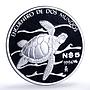 Mexico 5 pesos Sea Turtle Wildlife Ibero-American Fauna proof silver coin 1994
