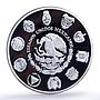 Mexico 5 pesos Sea Turtle Wildlife Ibero-American Fauna proof silver coin 1994