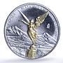 Mexico 1 onza Libertad Angel of Independence Gilt silver coin 2003