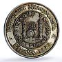 Mexico Numismatic Exposition Spain Pillar Dollar 1732 Relief silver medal 1978