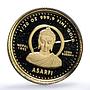 Nepal 1/20 oz asarfi Lord Buddha Buddhism Religion proof gold coin 1995